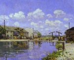 The Saint-Martin Canal - Oil Painting Reproduction On Canvas