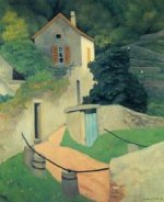 A Vallon Landscape - Felix Vallotton Oil Painting