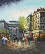 Gateway to France - Oil Painting Reproduction On Canvas