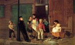 The Bully of the Neighborhood - John George Brown Oil Painting