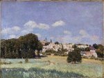 View of Saint-Cloud, Sunshine - Alfred Sisley Oil Painting