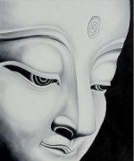 White Buddha - Oil Painting Reproduction On Canvas