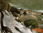 L'Estaque under Snow - Paul Cezanne Oil Painting