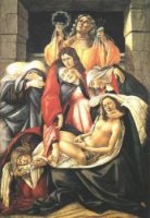 Lamentation over the Dead Christ - Sandro Botticelli oil painting