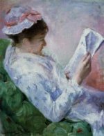 Woman Reading - Oil Painting Reproduction On Canvas