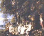 Nymphs and Satyrs - Oil Painting Reproduction On Canvas