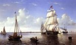 Boston Harbor - William Bradford Oil Painting