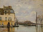 Flood at Port-Marly III - Oil Painting Reproduction On Canvas