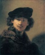 Self Portrait 4 - Rembrandt van Rijn Oil Painting