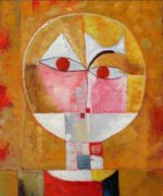 Head of Man-Senecio - Paul Klee Oil Painting