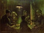 The Potato Eaters V - Vincent Van Gogh Oil Painting