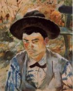 The Young Routy in Celeyran - Henri De Toulouse-Lautrec Oil Painting
