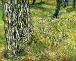 Tree Trunks in the Grass - Vincent Van Gogh Oil Painting