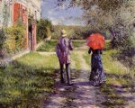 Rising Road - Gustave Caillebotte oil painting