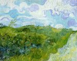 Green Wheat Fields - Vincent Van Gogh Oil Painting