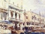 The Piazzetta and the Doge's Palace - John Singer Sargent oil painting