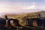 Mount Aetna from Taormina, Sicily - Thomas Cole Oil Painting