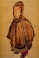 Girl with Hood - Oil Painting Reproduction On Canvas