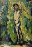 Bather - Paul Cezanne oil painting