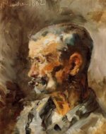 A Worker at Celeyran - Henri De Toulouse-Lautrec Oil Painting