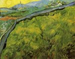 Field of Spring Wheat at Sunrise - Vincent Van Gogh Oil Painting