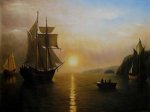 A Sunset Calm in the Bay of Fundy - Oil Painting Reproduction On Canvas