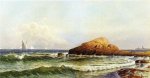 Little Bass Rock, Narragansett Pier - Alfred Thompson Bricher Oil Painting