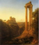 Sunrise in Syria - Frederic Edwin Church Oil Painting