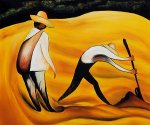 Peasants - Diego Rivera Oil Painting