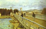 Footbridge at Argenteuil II - Oil Painting Reproduction On Canvas