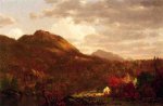 Autumn on the Hudson - Frederic Edwin Church Oil Painting