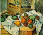 Table, Napkin and Fruit - Paul Cezanne Oil Painting,