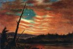 Our Banner in the Sky II - Frederic Edwin Church Oil Painting