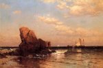 By the Shore - Alfred Thompson Bricher Oil Painting