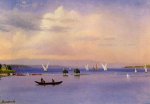 On the Lake - Albert Bierstadt Oil Painting