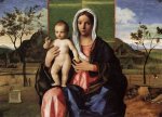 Madonna and Child Blessing - Giovanni Bellini Oil Painting