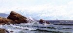 Crashing Waves - Alfred Thompson Bricher Oil Painting