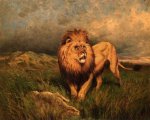 Lion and Prey - Rosa Bonheur Oil Painting