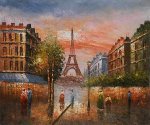 Au Revoir To The Light of Paris - Oil Painting Reproduction On Canvas