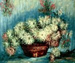 Chrysanthemums II - Claude Monet Oil Painting