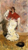 Dancing Girl - Oil Painting Reproduction On Canvas