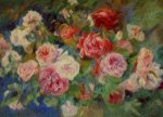 Roses III - Pierre Auguste Renoir Oil Painting