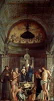 San Giobbe Altarpiece - Giovanni Bellini Oil Painting