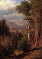 Hunter in the Woods of Ashokan - Thomas Worthington Whittredge Oil Painting