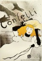 Confetti - Henri De Toulouse-Lautrec Oil Painting