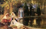 In the Garden at Mustapha - Oil Painting Reproduction On Canvas