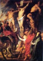 Strike with a Lance - Peter Paul Rubens Oil Painting