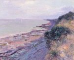 Cliffs at Penarth, Evening, Low Tide - Oil Painting Reproduction On Canvas