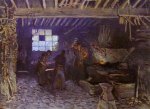 Forge at Marly-le-Roi -Alfred Sisley Oil Painting