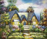 Winsor Manor - Oil Painting Reproduction On Canvas